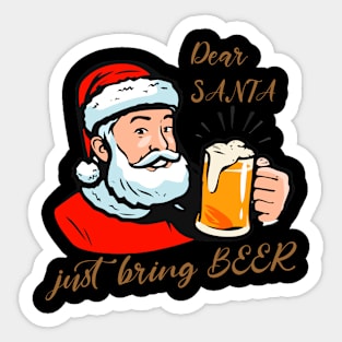 SANTA CLAUS MY LUF Sticker